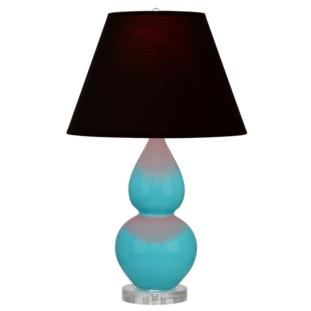 Egg Blue Small Double Gourd Accent Lamp