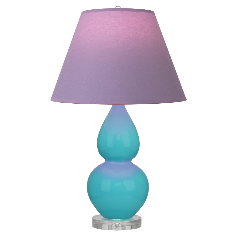 Egg Blue Small Double Gourd Accent Lamp