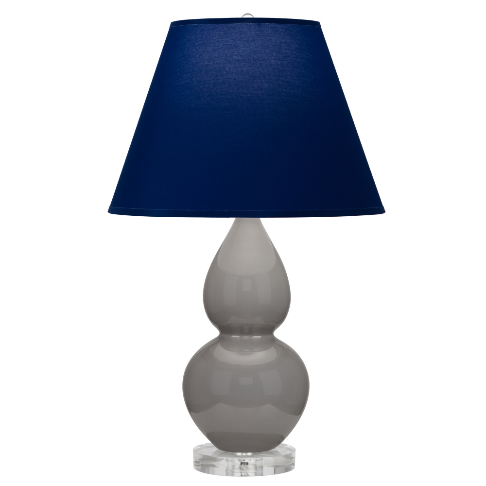 Smokey Taupe Small Double Gourd Accent Lamp