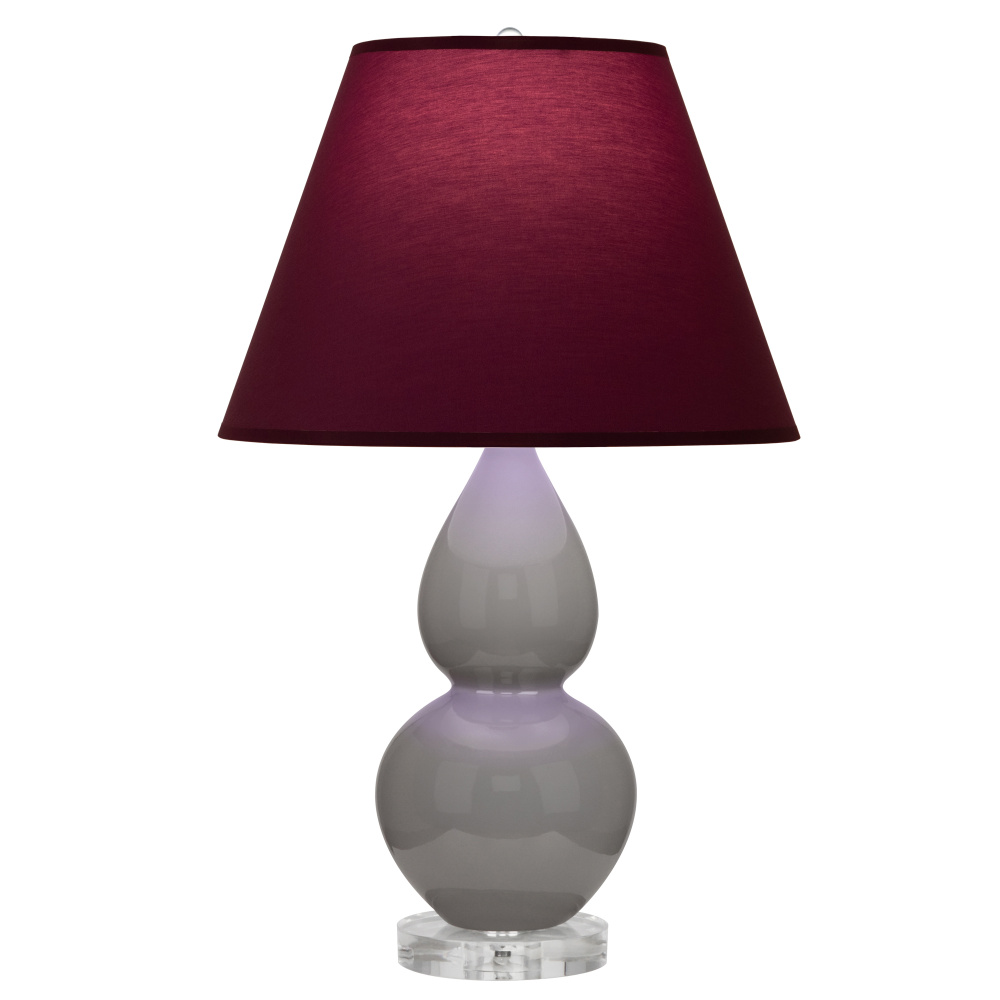 Smokey Taupe Small Double Gourd Accent Lamp
