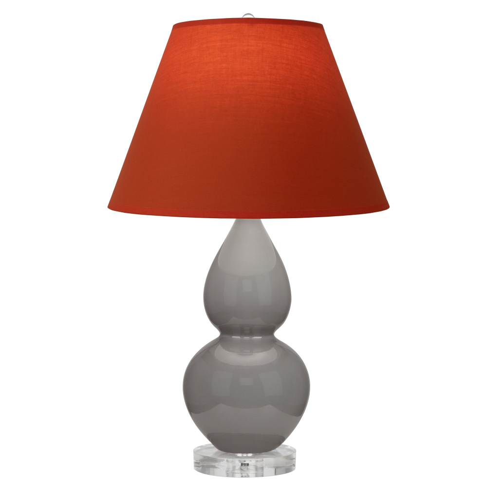 Smokey Taupe Small Double Gourd Accent Lamp