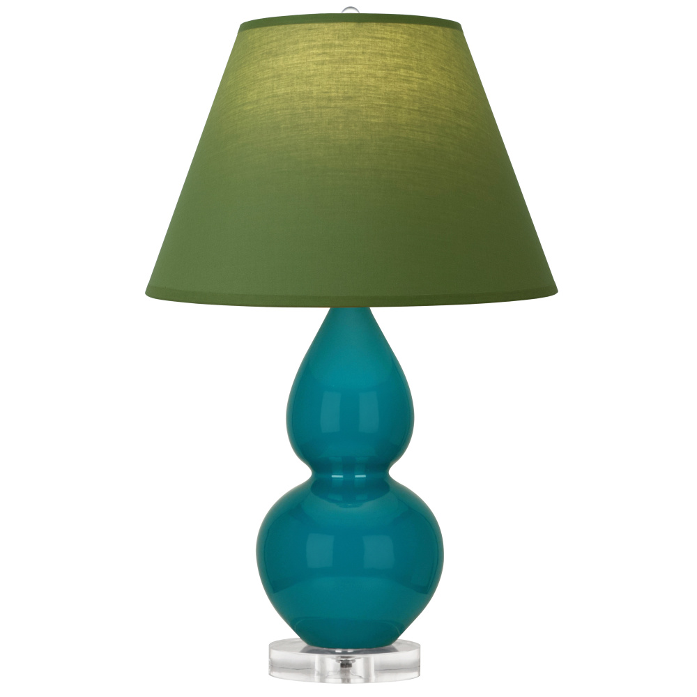Peacock Small Double Gourd Accent Lamp