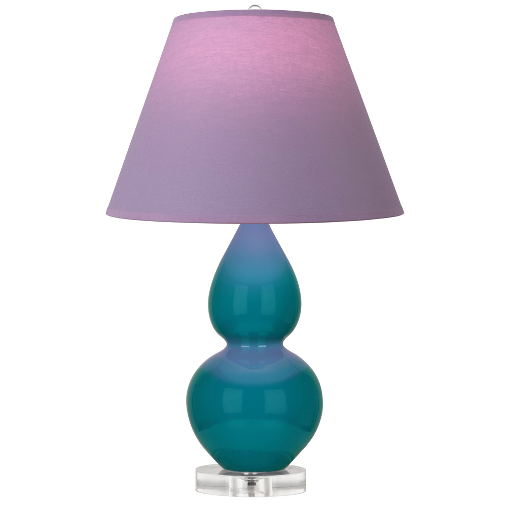 Peacock Small Double Gourd Accent Lamp