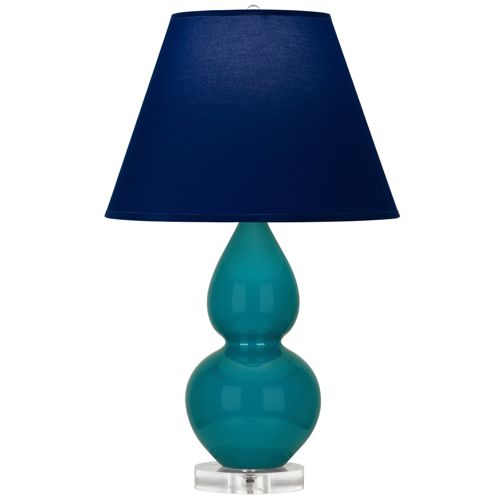 Peacock Small Double Gourd Accent Lamp