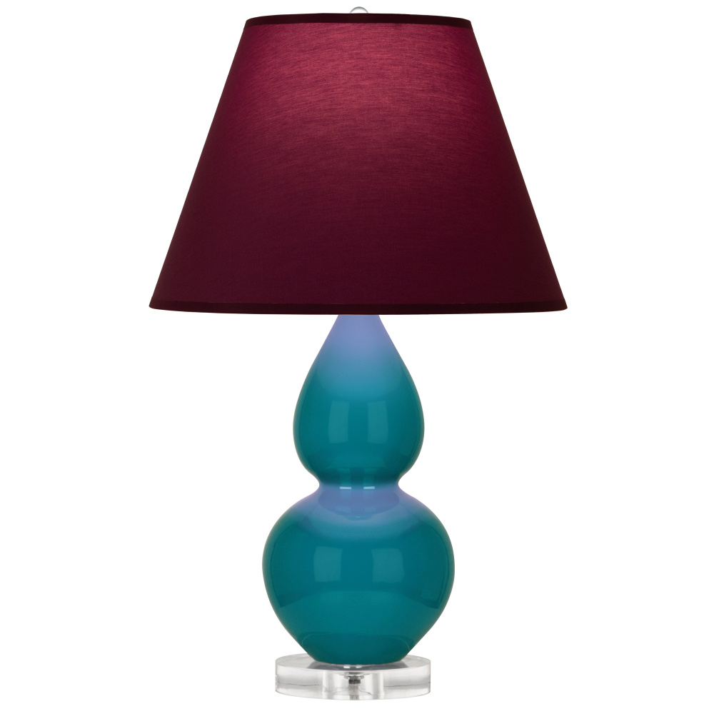 Peacock Small Double Gourd Accent Lamp