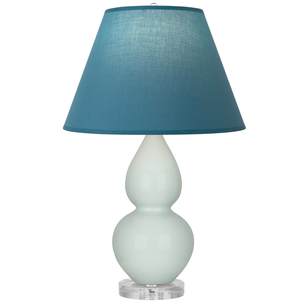 Celadon Small Double Gourd Accent Lamp