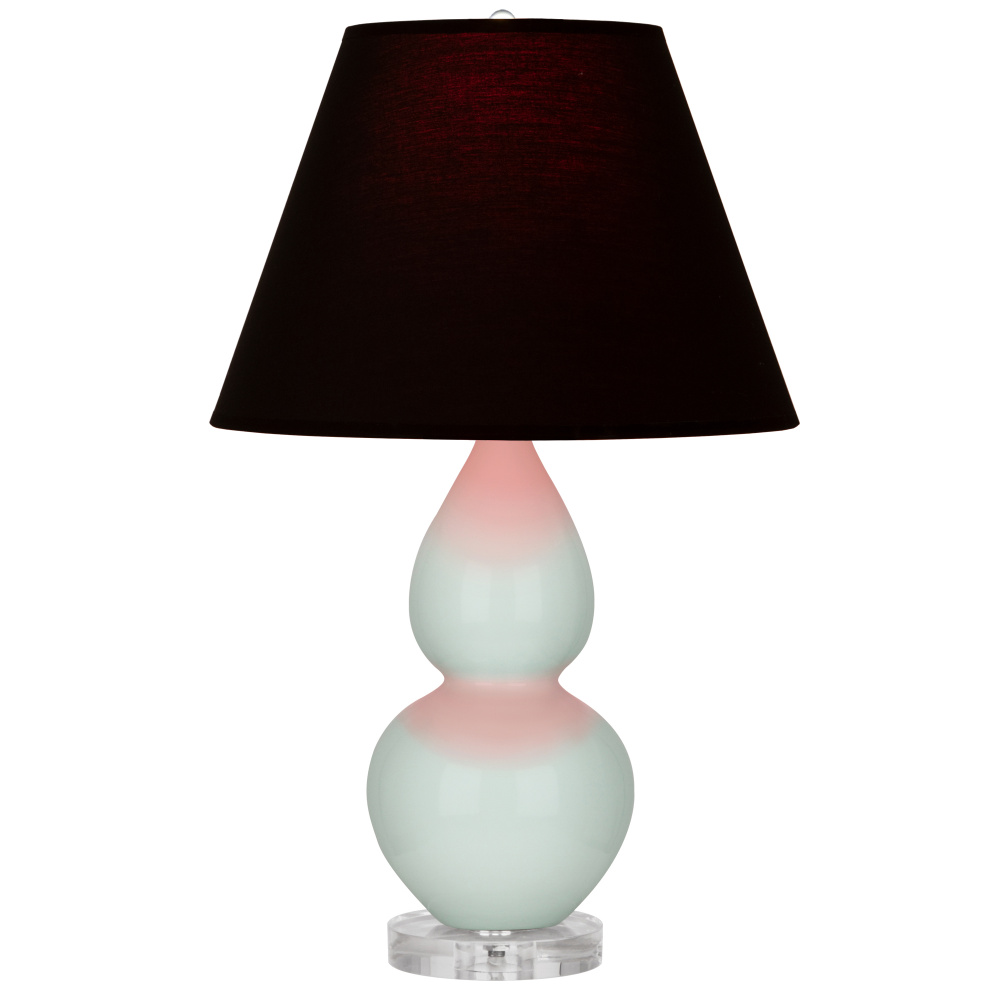 Celadon Small Double Gourd Accent Lamp