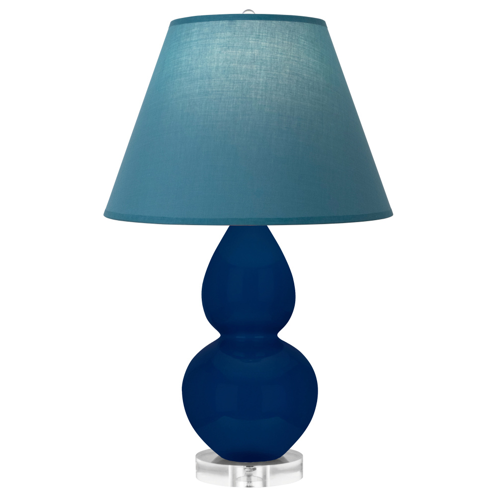 Cobalt Small Double Gourd Accent Lamp
