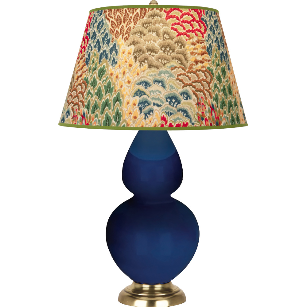 Cobalt Double Gourd Table Lamp