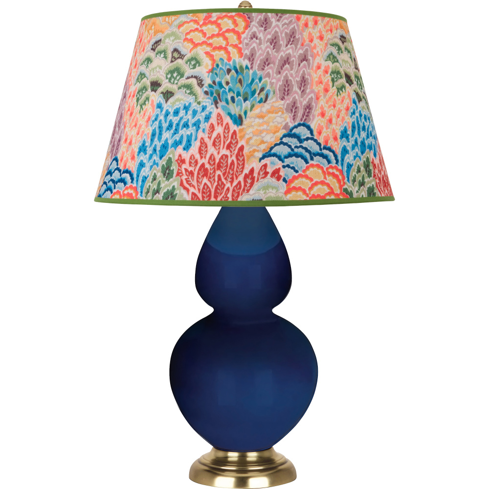 Cobalt Double Gourd Table Lamp