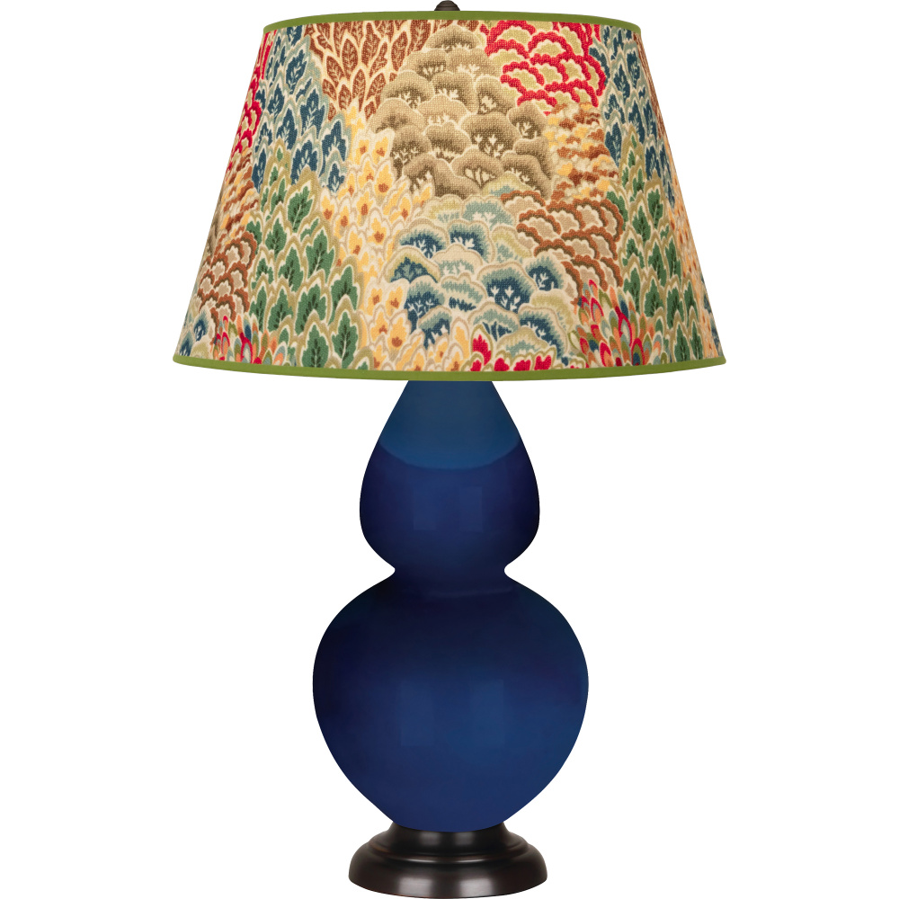 Cobalt Double Gourd Table Lamp