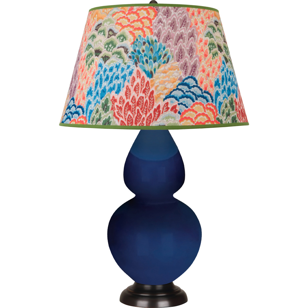 Cobalt Double Gourd Table Lamp