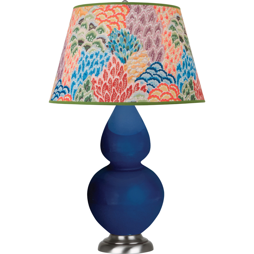 Cobalt Double Gourd Table Lamp