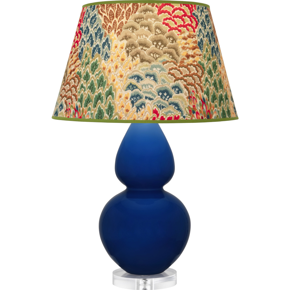 Cobalt Double Gourd Table Lamp