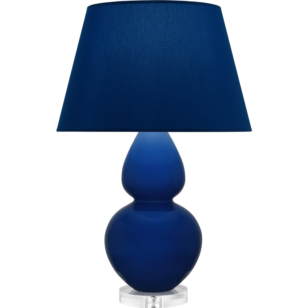 Cobalt Double Gourd Table Lamp
