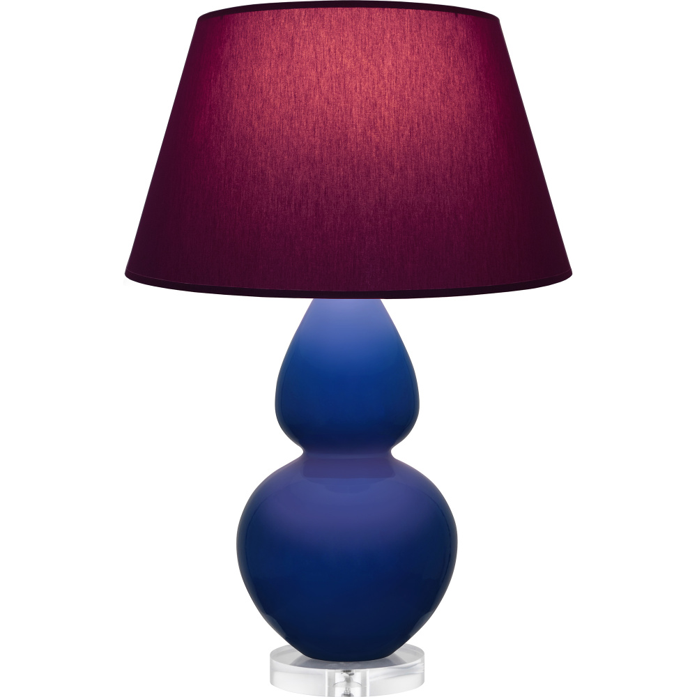Cobalt Double Gourd Table Lamp