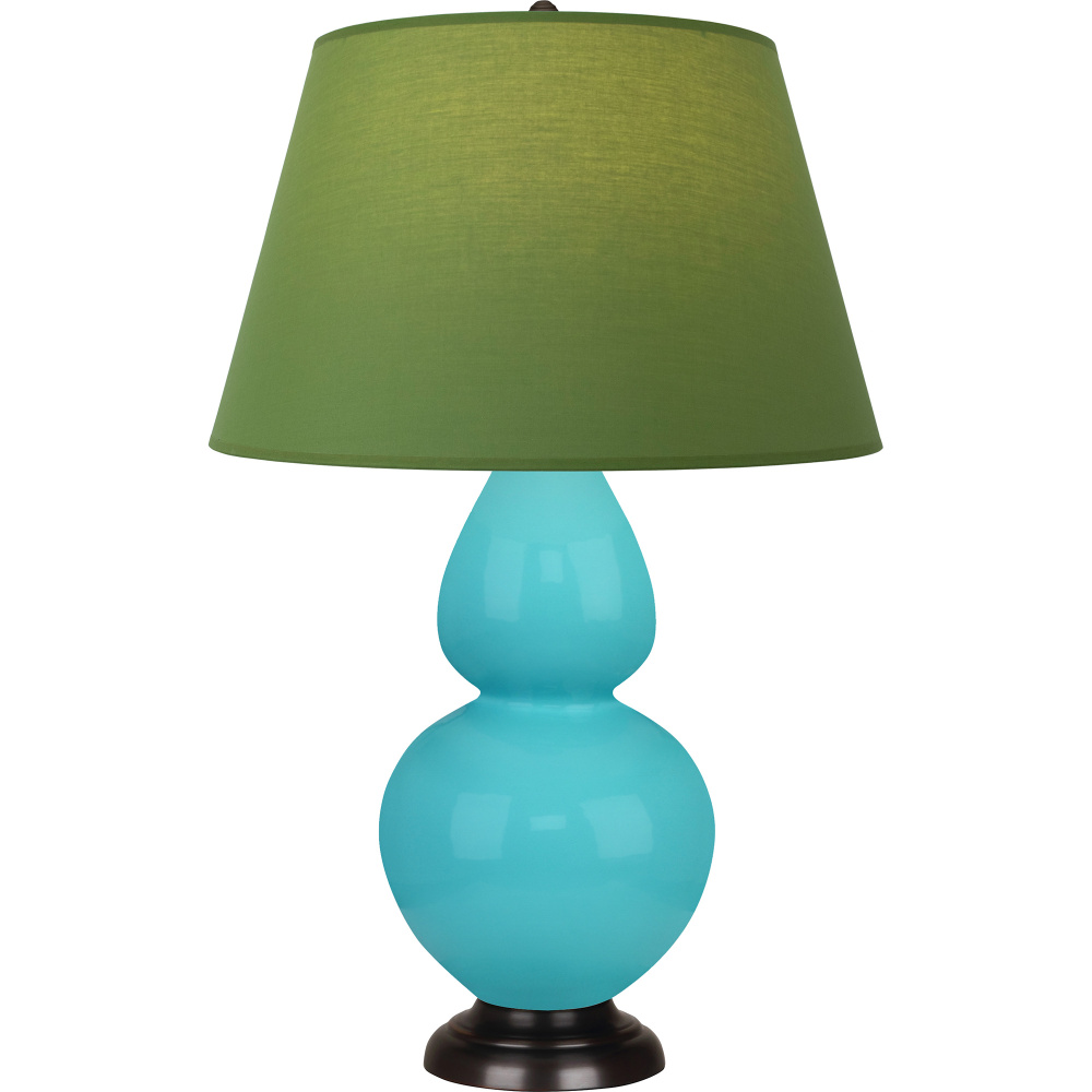 Egg Blue Double Gourd Table Lamp