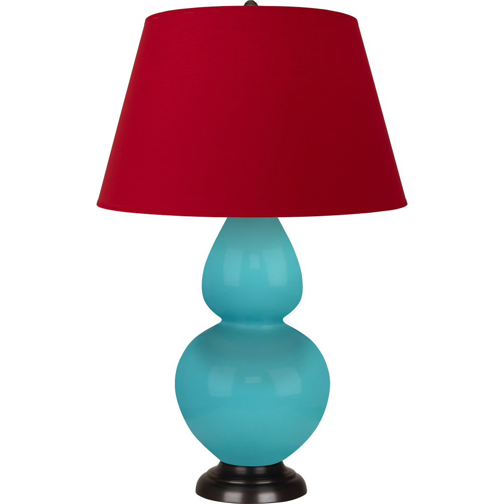 Egg Blue Double Gourd Table Lamp