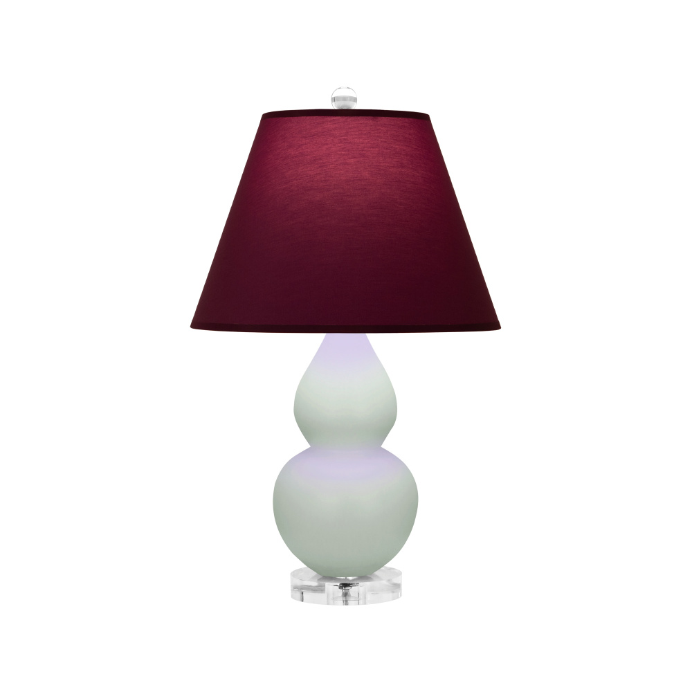 Matte Celadon Small Double Gourd Accent Lamp