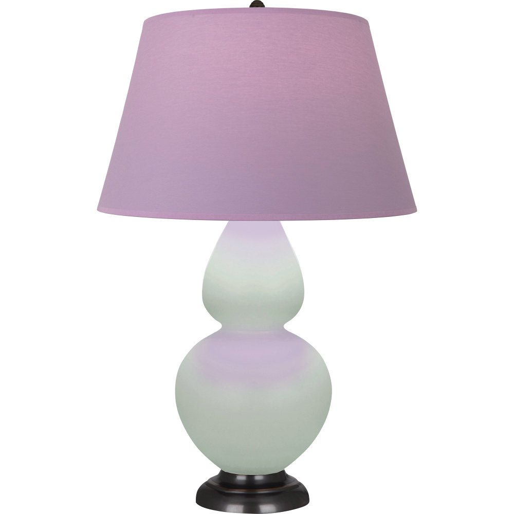 Matte Celadon Double Gourd Table Lamp