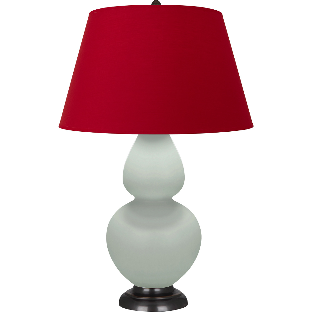 Matte Celadon Double Gourd Table Lamp