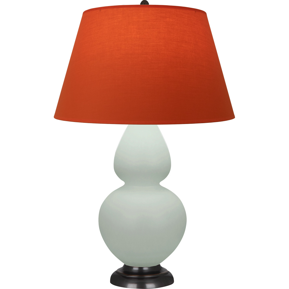 Matte Celadon Double Gourd Table Lamp