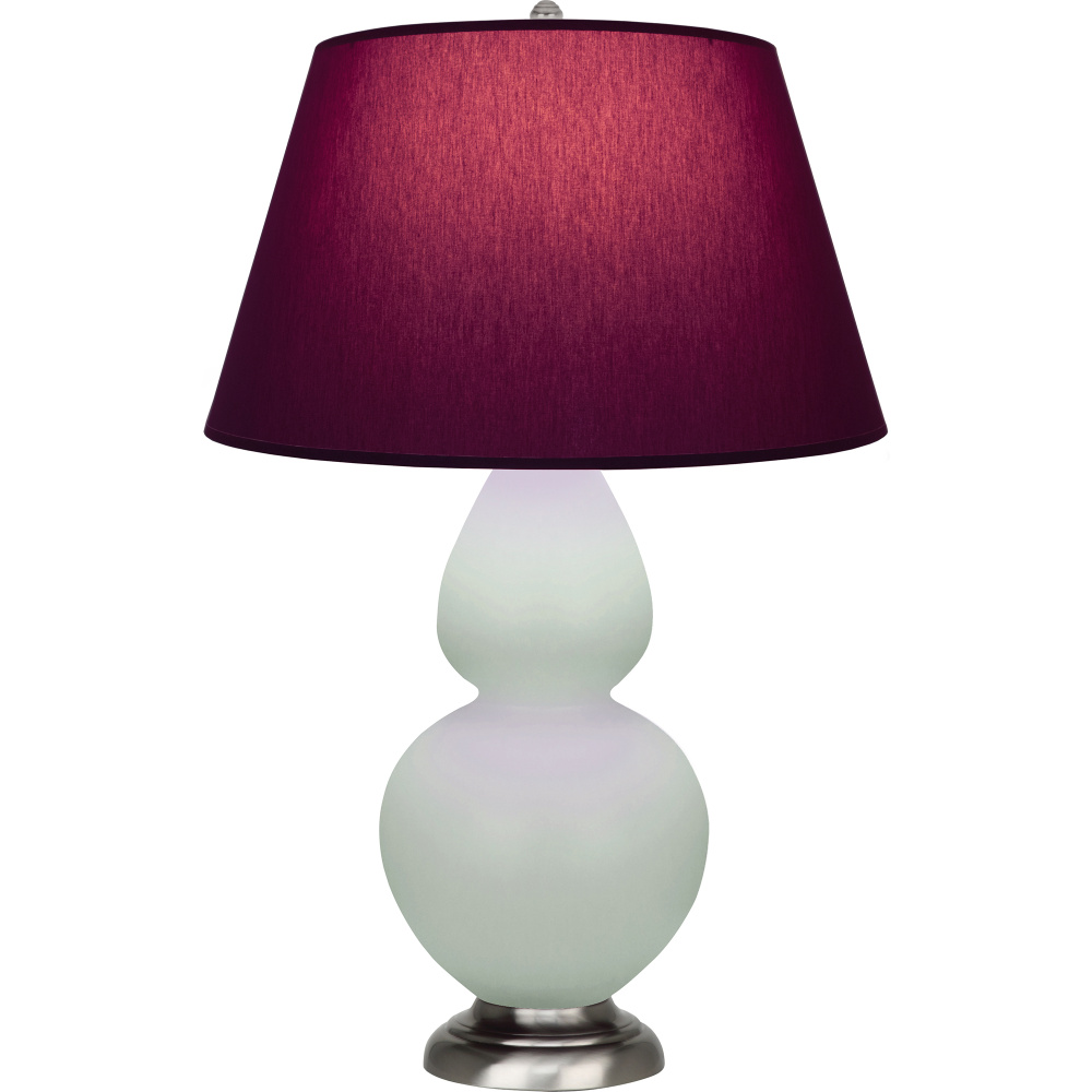 Matte Celadon Double Gourd Table Lamp