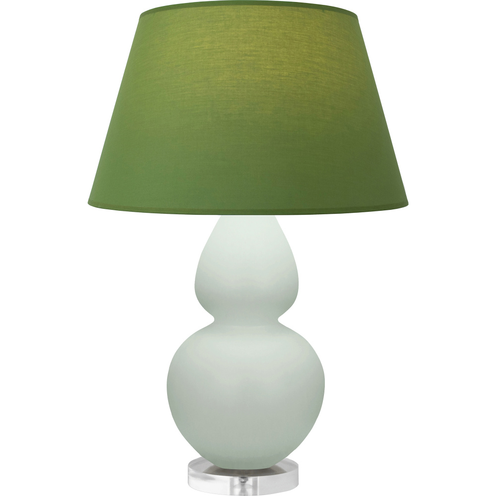 Matte Celadon Double Gourd Table Lamp