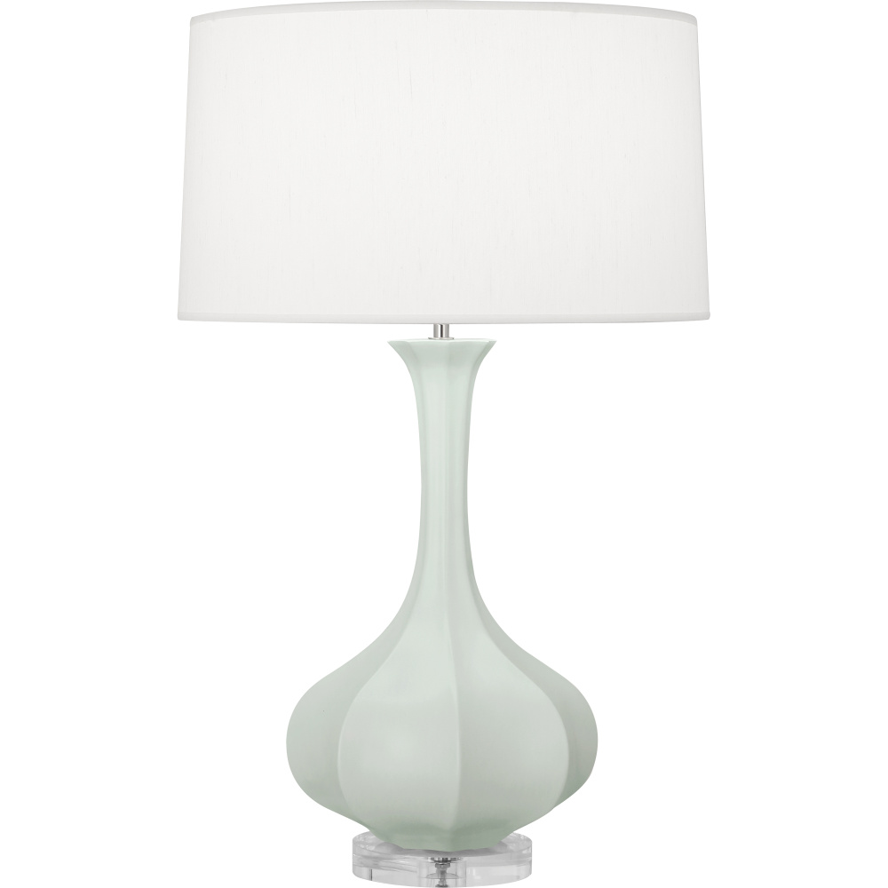 Matte Celadon Pike Table Lamp