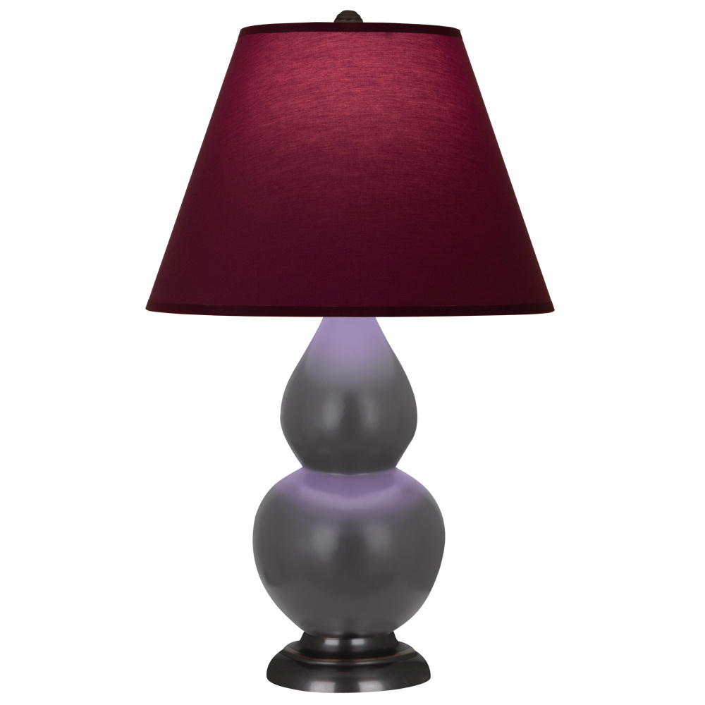 Matte Ash Small Double Gourd Accent Lamp