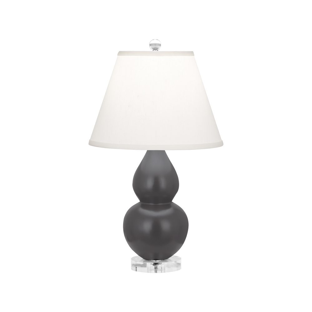 Matte Ash Small Double Gourd Accent Lamp