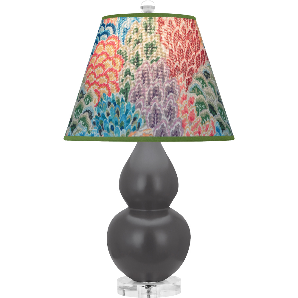 Matte Ash Small Double Gourd Accent Lamp