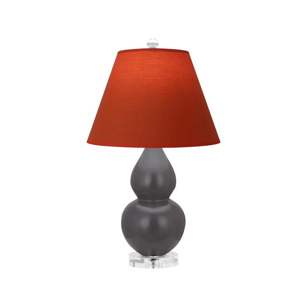 Matte Ash Small Double Gourd Accent Lamp