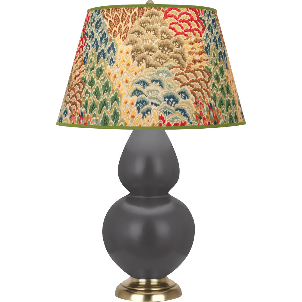 Matte Ash Double Gourd Table Lamp