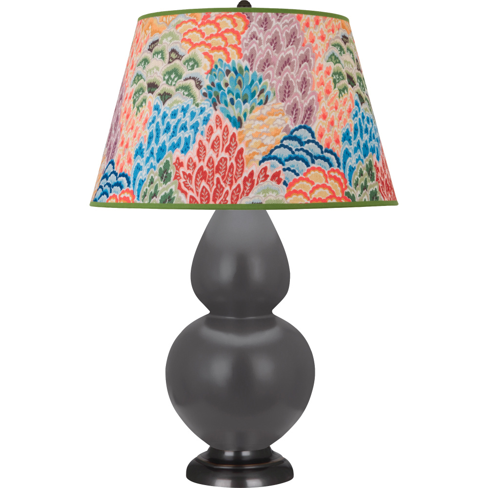 Matte Ash Double Gourd Table Lamp