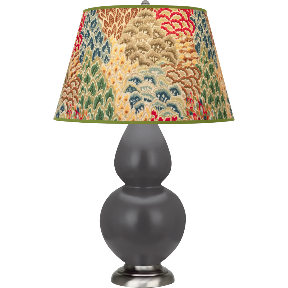 Matte Ash Double Gourd Table Lamp