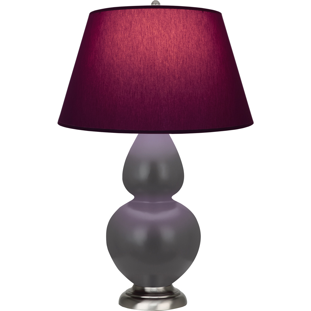 Matte Ash Double Gourd Table Lamp