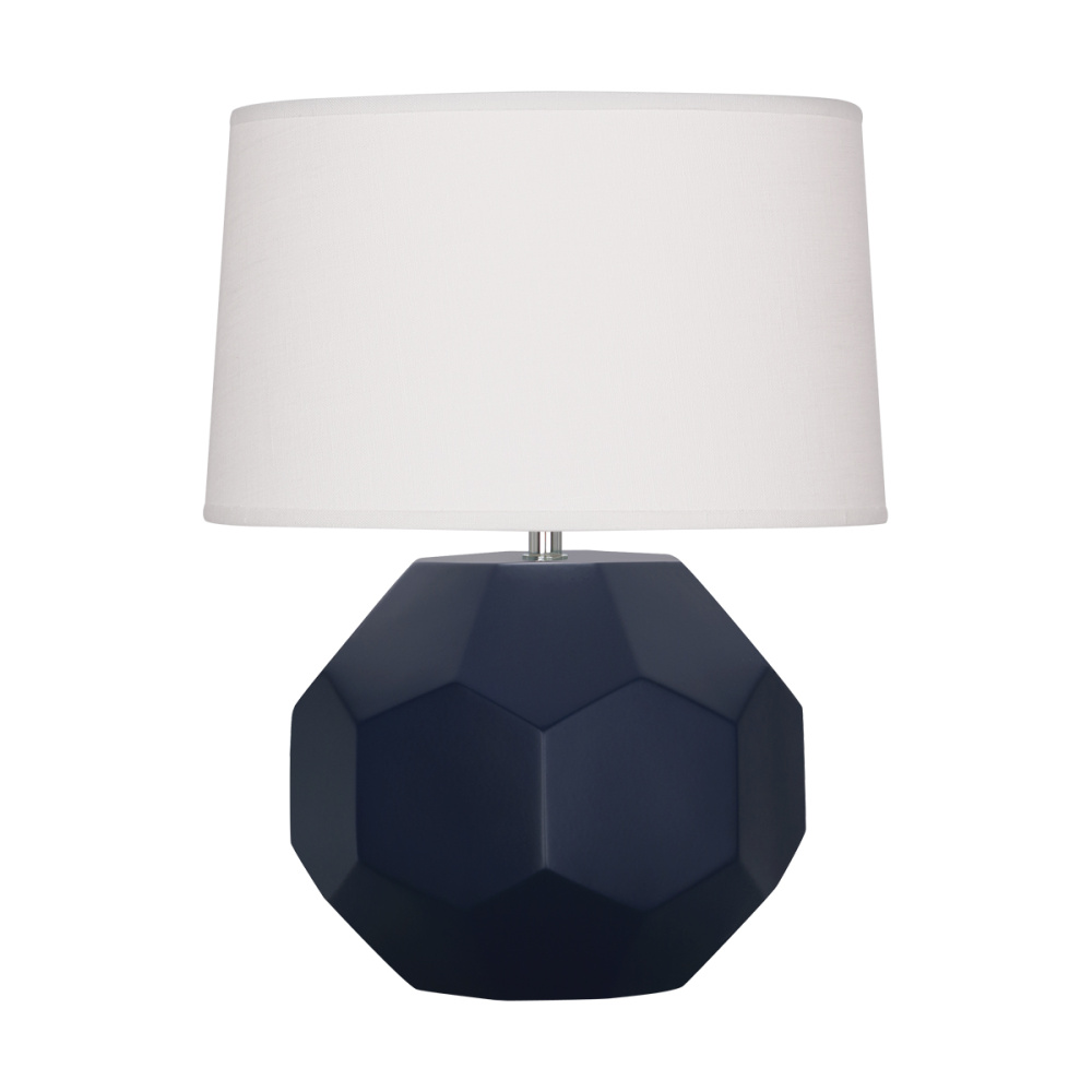 Matte Midnight Blue Small Franklin Accent Lamp