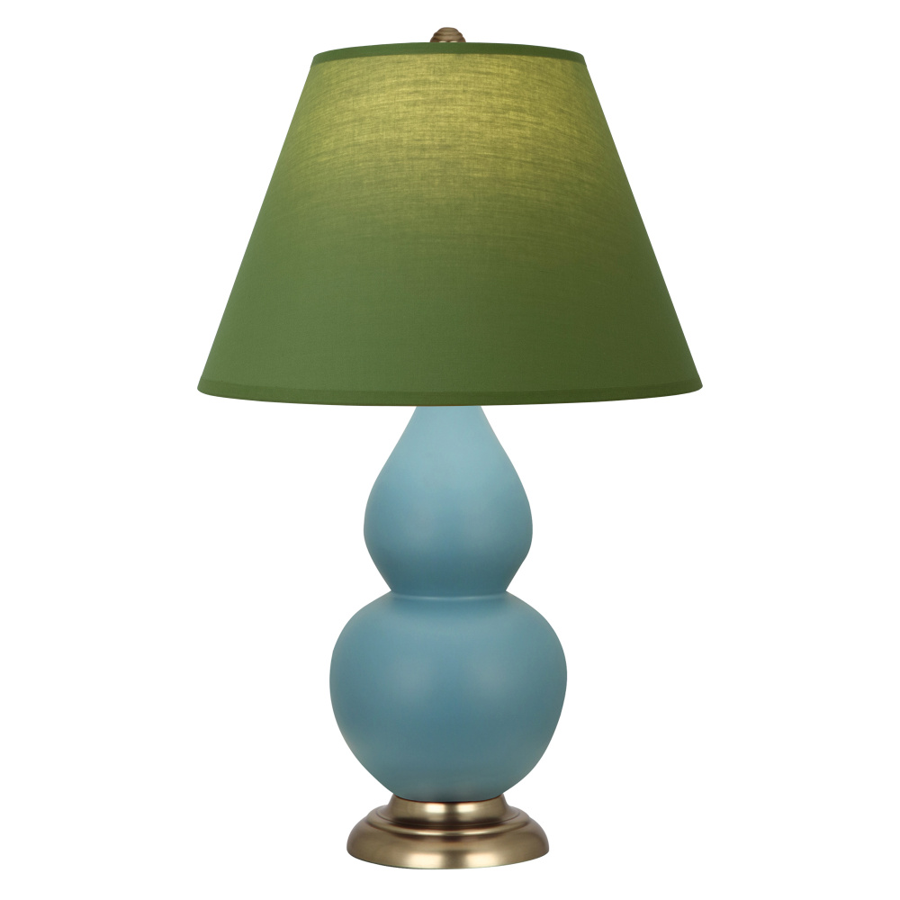 Matte Steel Blue Small Double Gourd Accent Lamp