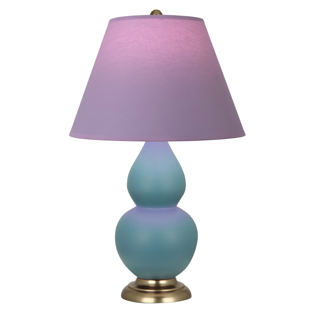 Matte Steel Blue Small Double Gourd Accent Lamp