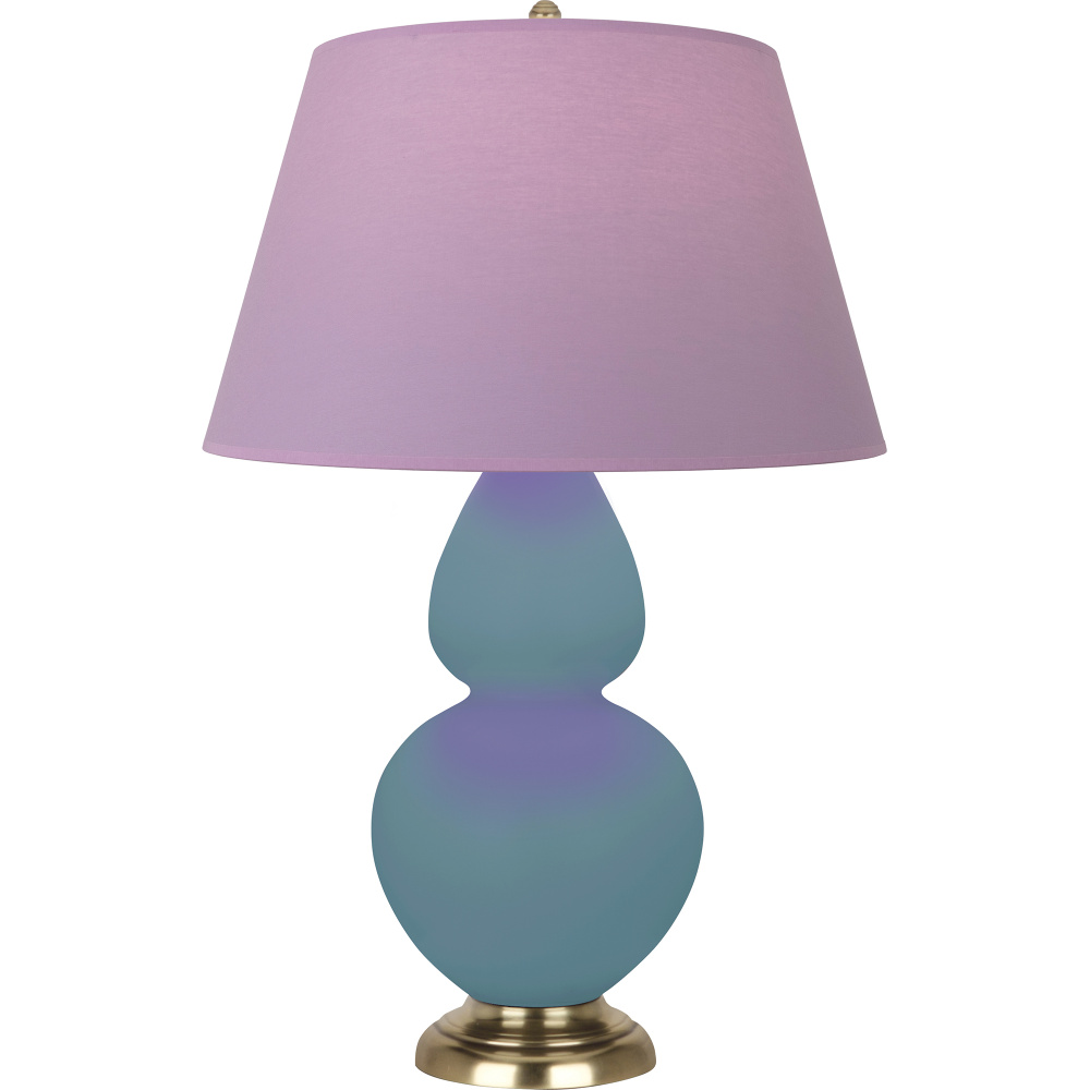Matte Steel Blue Double Gourd Table Lamp