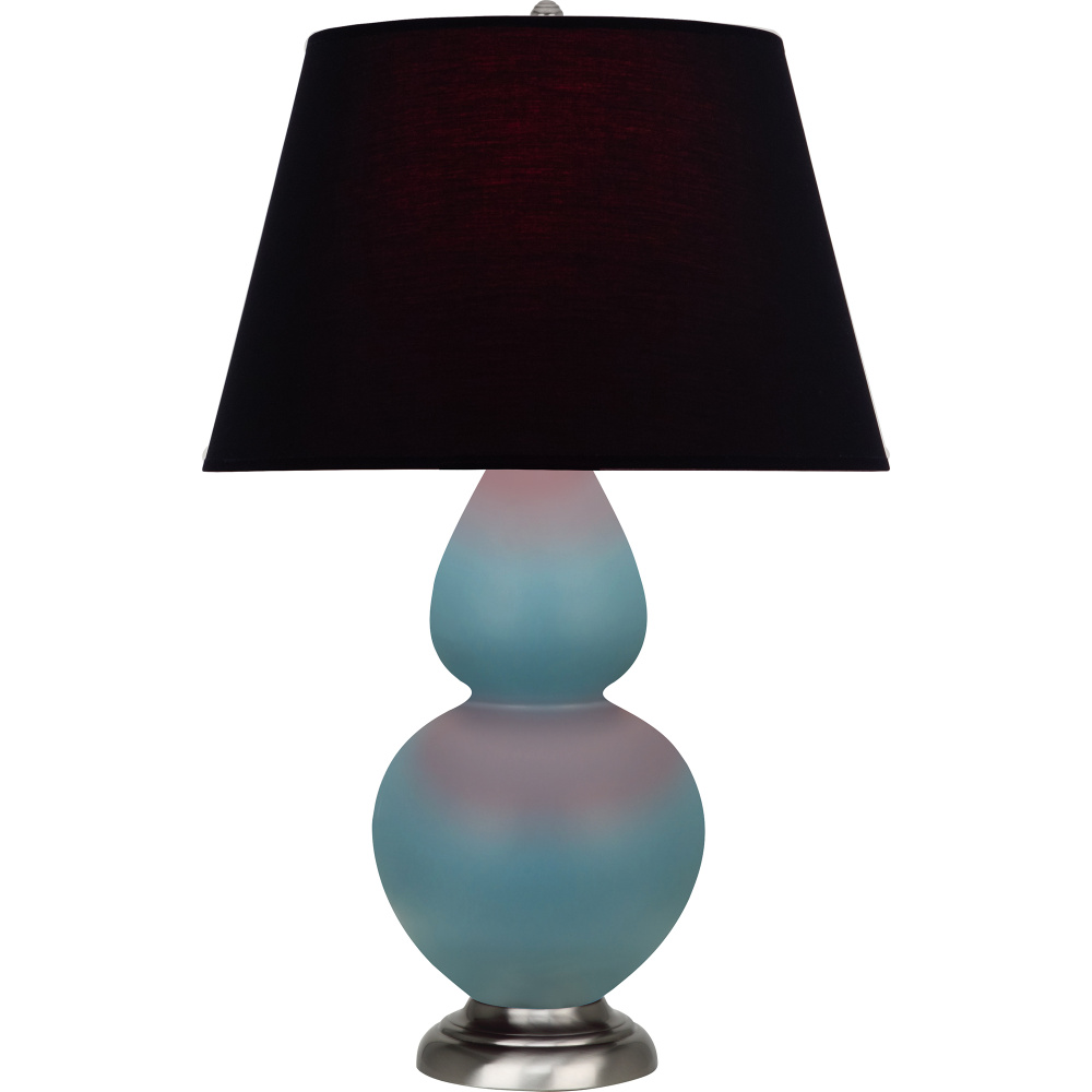 Matte Steel Blue Double Gourd Table Lamp