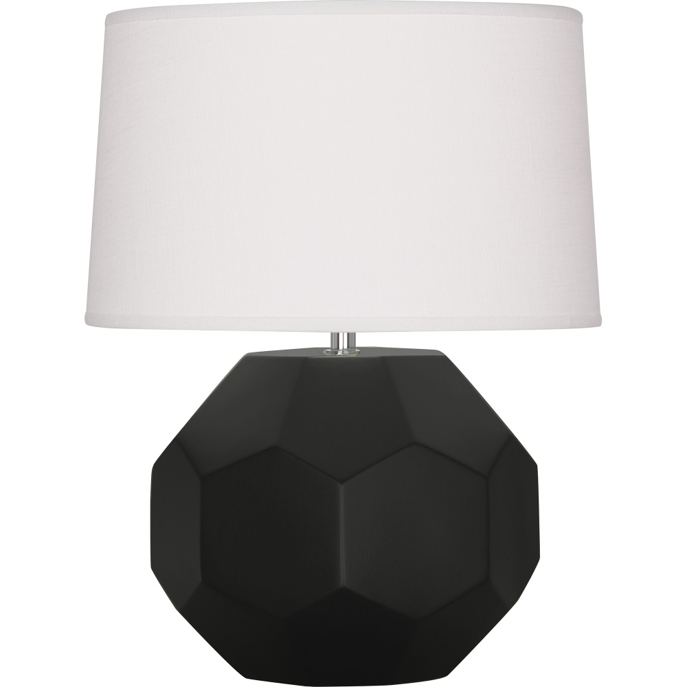 Matte Obsidian Small Franklin Accent Lamp