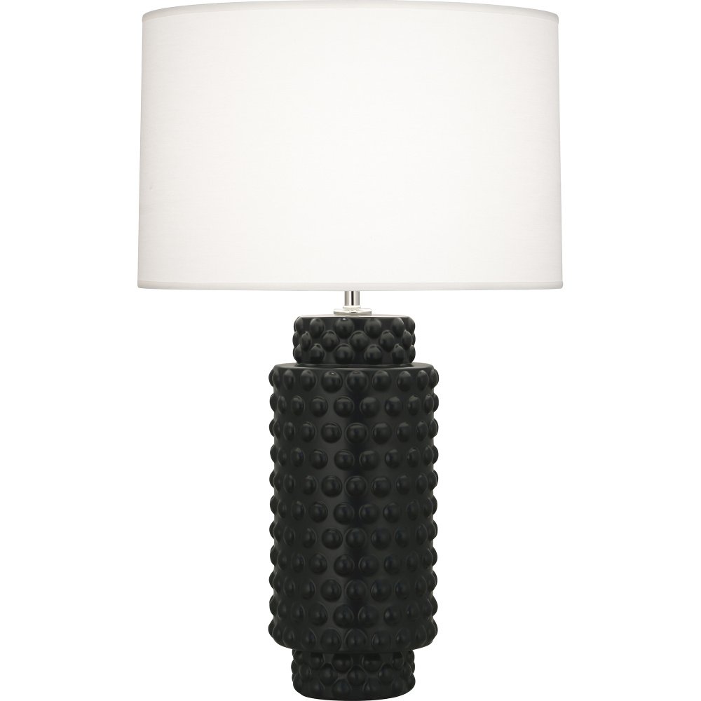 Matte Obsidian Dolly Table Lamp