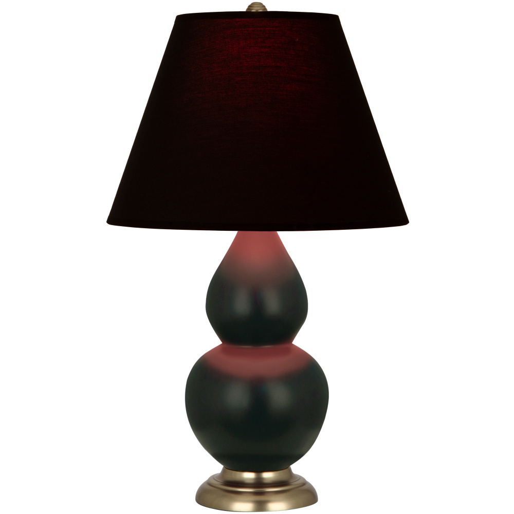 Matte Obsidian Small Double Gourd Accent Lamp