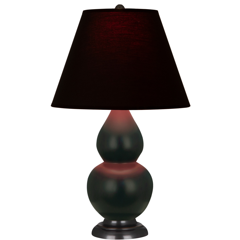Matte Obsidian Small Double Gourd Accent Lamp