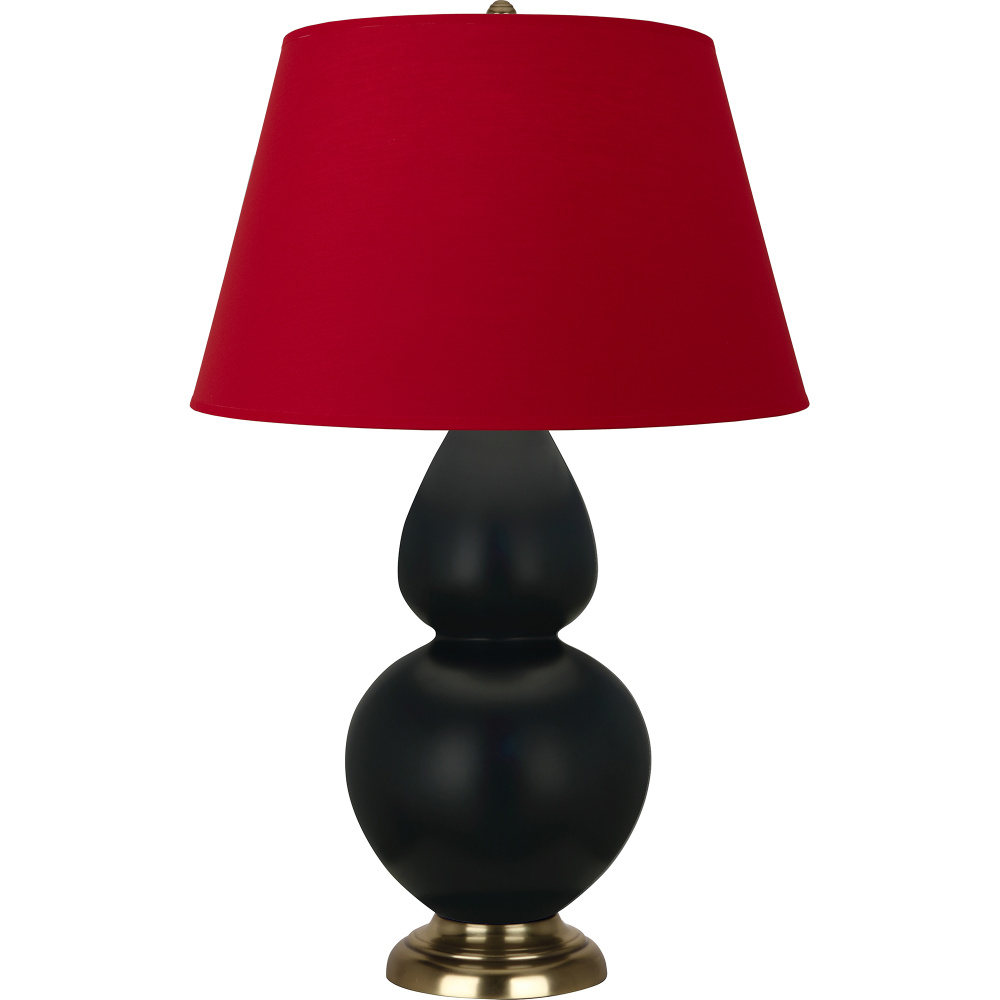 Matte Obsidian Double Gourd Table Lamp