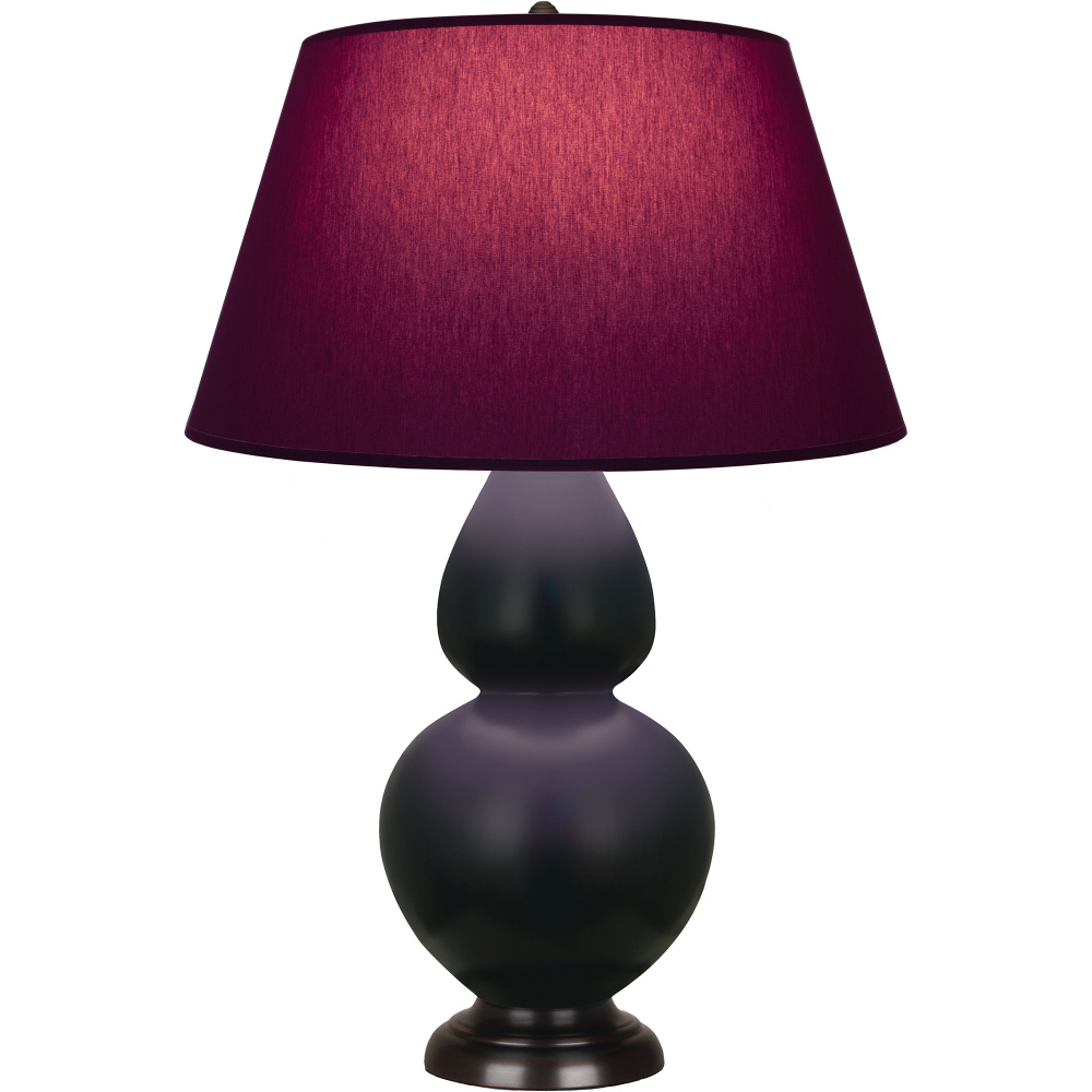 Matte Obsidian Double Gourd Table Lamp