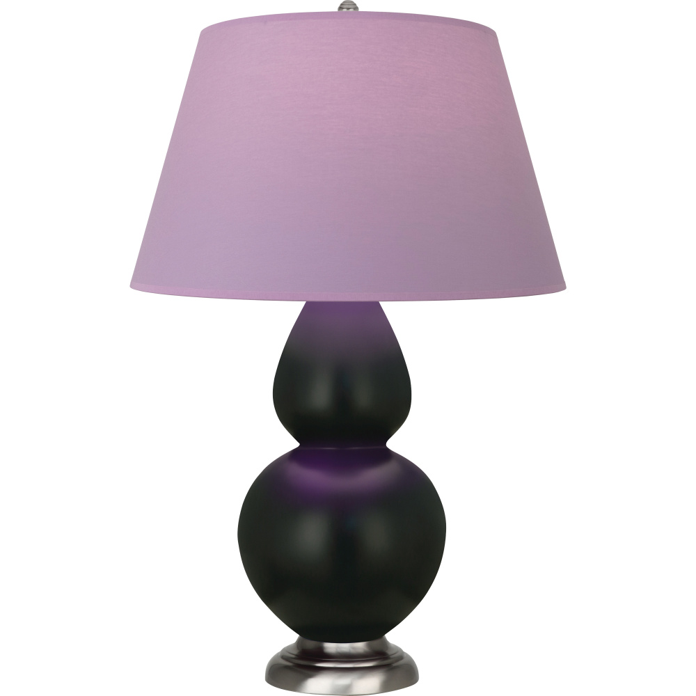 Matte Obsidian Double Gourd Table Lamp