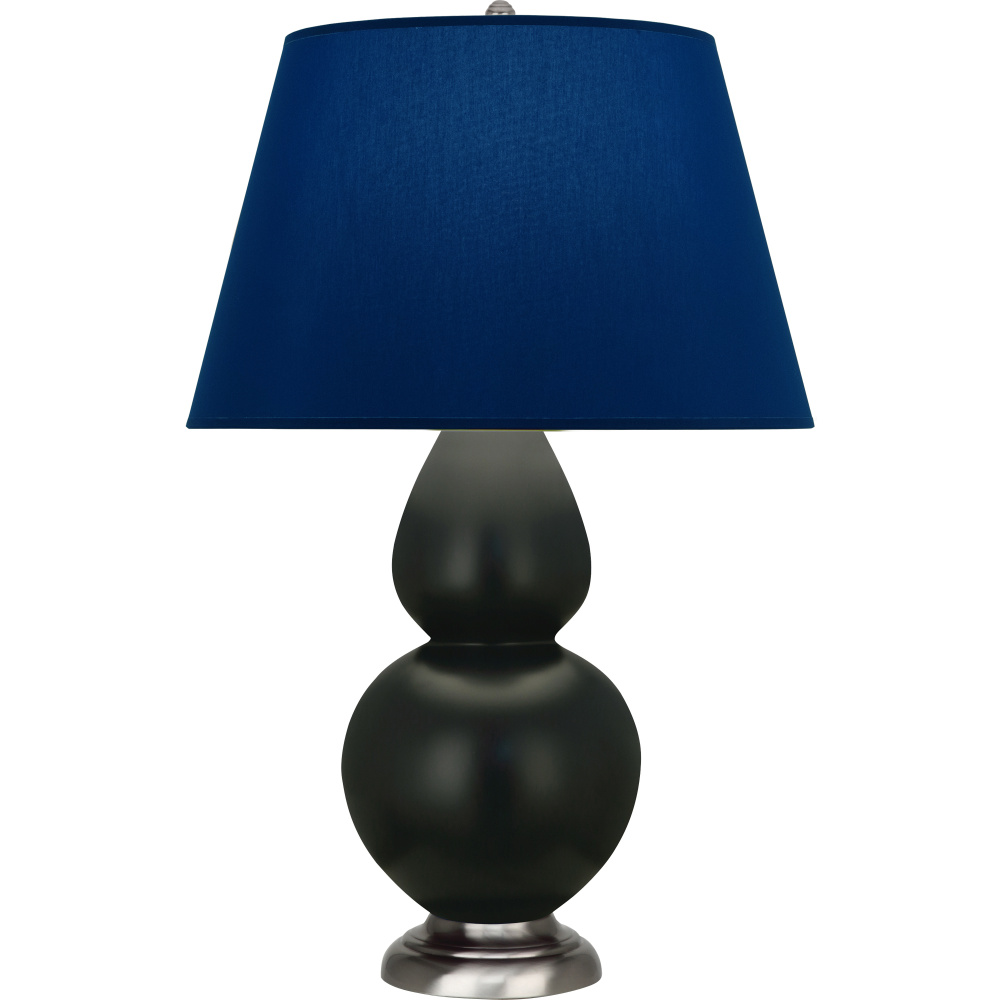 Matte Obsidian Double Gourd Table Lamp
